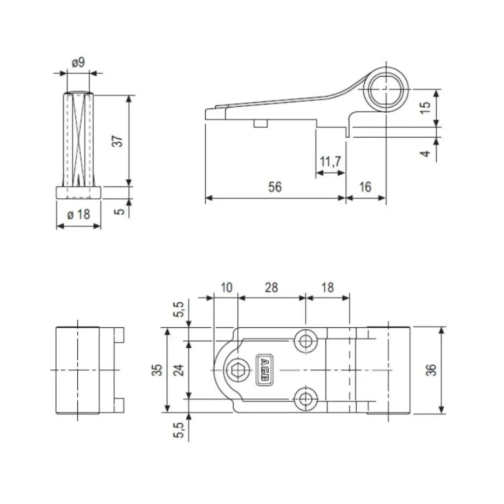 cerniera-fissa-agb-abaco-16x15-filo-bandelle-orizzontali-colore-black-powerage (1).webp