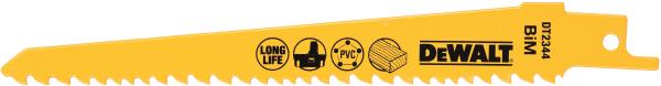 [046295] DeWalt DT2344-QZ Set 5 Lame Bi-Metal per Legno e Plastica 152x3,6