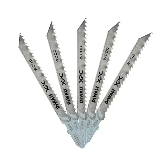 DeWalt DT2211-QZ Set 5 Lame per Seghetto XPC per Taglio Legno 100x3.0mm