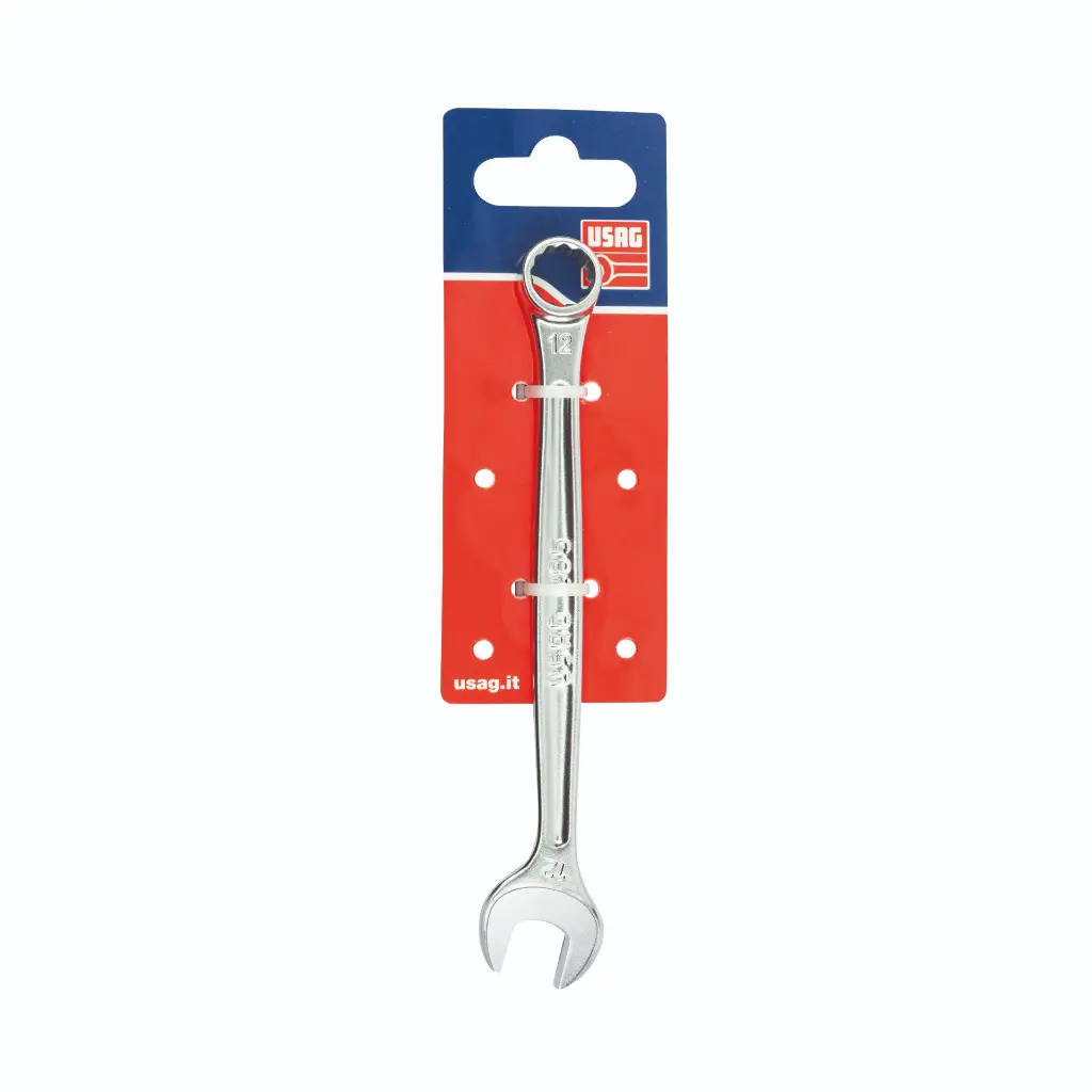 [060486] Usag U02850701D D285 Chiave Combinata con Testa Ribassata e Forchetta Inclinata da 6mm