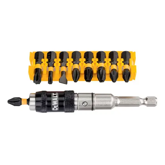 [063343] DeWalt DT70518T-QZ Set 10 Pezzi Inserti Impact Torsion e Porta Inserti da 25mm Pivotal