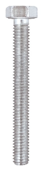 Friulsider 19830B10080F2 Vite TE Blister 5pz M10x80 Tutto Filetto Din558 - Uni5725 Zincata