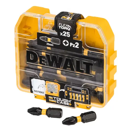 DeWalt DT70556T-QZ Set 25 Inserti Pozidrive PZ2 da 25mm