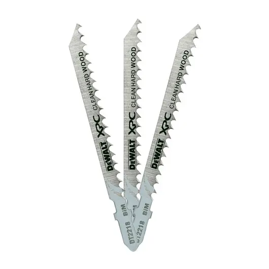 DeWalt DT2218-QZ Set 3 Lame Seghetto XPC per Taglio Legno 100x4mm