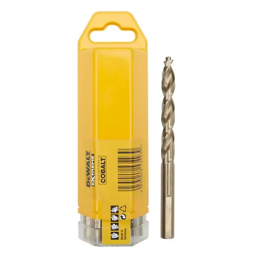 DeWalt DT4933-QZ Set 10 Pezzi Punte Cobalto HSS-E Sfuse 6mm