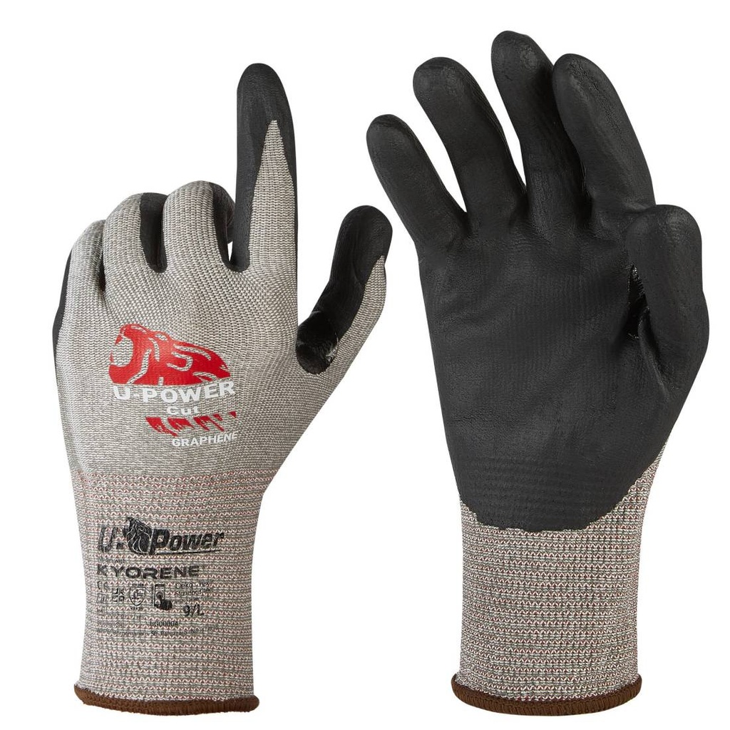 Guanti Da Lavoro High Gri/Nero Palmo Schiuma Nitr.Tg 10