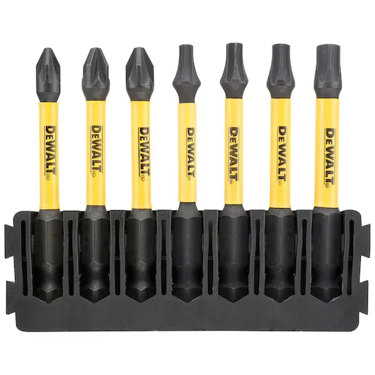 DeWalt DT70823-QZ Set 7 Inserti Impact Torsion Misto Pozidriv Philips Torx da 57mm