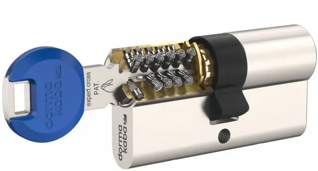 Dormakaba K89DZ4060NILAMBSZ Cross Cilindro Europeo 40/60 con 5 Chiavi