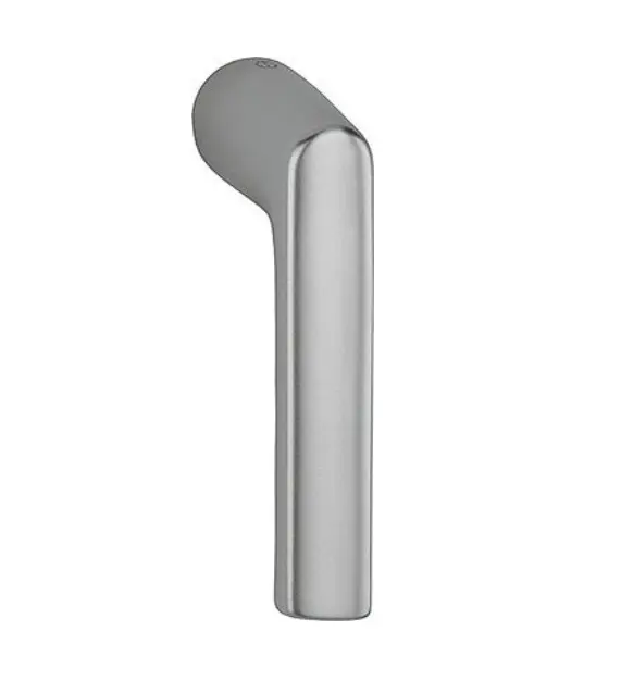 [108600] Hoppe 12043102 Martellina DK Hambur 0700RL F9 alluminio aspetto titanio 