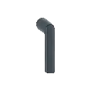 Hoppe 12043254 Martellina DK Hambur 0700RL F9714M nero opaco 