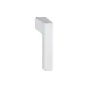 Hoppe 12106446 Martellina DK Toulon 0737RL F9016M bianco traffico opaco 