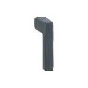 Hoppe 12106483 Martellina DK Toulon 0737RL F9714M nero opaco 