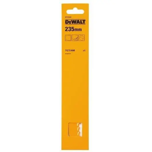 DeWalt DT2335-QZ Lama Speciale per Fibrocemento con denti in Carburo per Sega Universale 235mm TCT