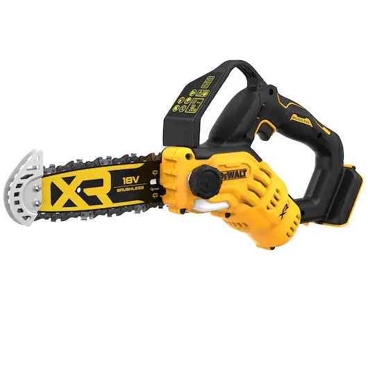 DeWalt DCMPS520N-XJ Elettrosega a Catena per Potatura XR 18V Motore Brushless Lunghezza Barra 20cm Solo Corpo