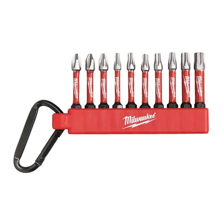 Milwaukee 4932480941 Set BIT Shockwave per Avvitatore con Moschettone