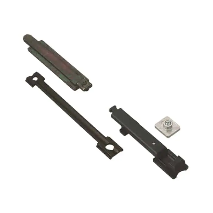 Savio 3000.851 Paletto Verticale da Agganciare per Cava 14x19,5mm Abbinabile a Profilo CU Finitura Nera