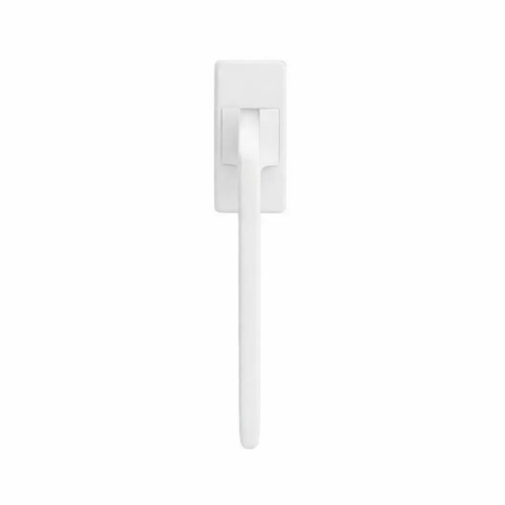 AD-Tech HELIA-121DK BIA Maniglia Martellina DK per Serramento Lunghezza Quadro 7x40mm Zama Finitura Bianco Opaco