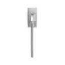 AD-Tech HELIA-121DK CSA Maniglia Martellina DK per Serramento Lunghezza Quadro 7x40mm Zama Finitura Cromo Satinato
