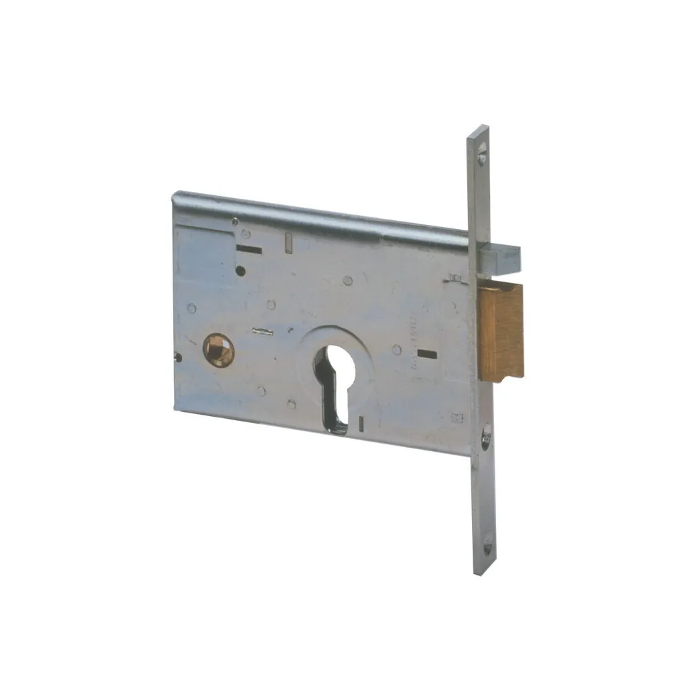 Cisa 14010602 elettroserratura infilare 14010 SX per fasce con scrocco autobloccante e piastra frontale 16 mm