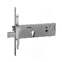 Iseo 963920902 Elettroserratura Serratura Elettrica per Fascia Cilindro a Profilo Europeo Chiusura Triplice E90mm Frontale 22mm Acciaio Inox