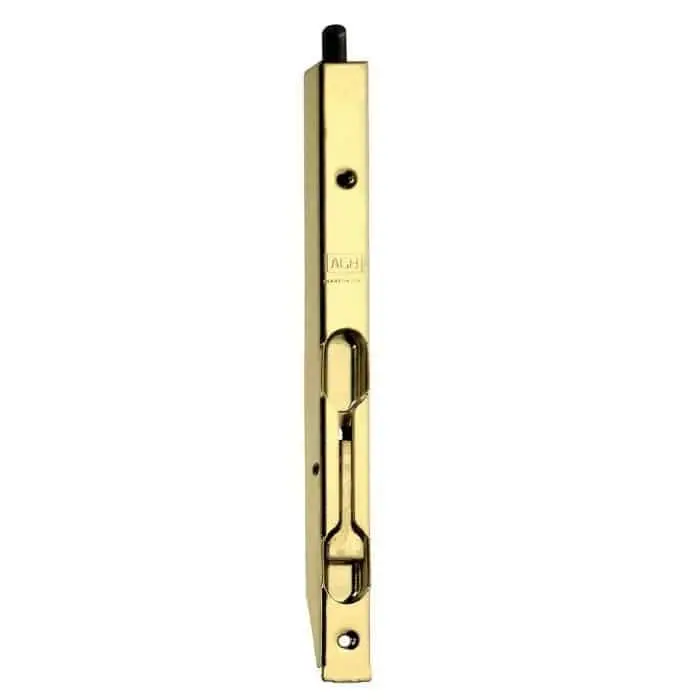 AGB D003203003 Catenaccio Leva Frontale 16mm Lunghezza 300mm Finitura Ottonato