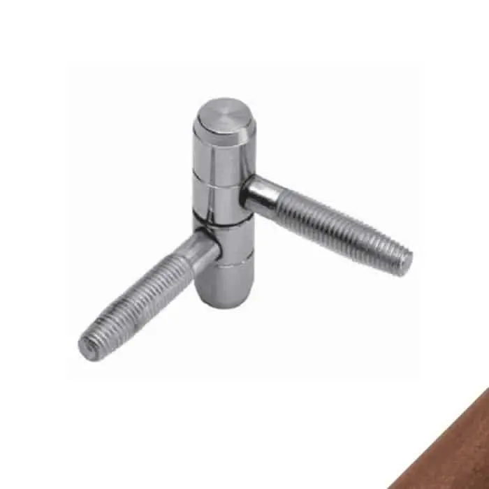 [001950] AGB E001190902 Cerniera Anuba Modello 119 in Acciaio a 2 Gambi Diametro 9mm Finitura Bronzato