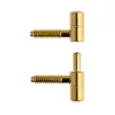 AGB E001191103 Cerniera Anuba per Legno Diametro 11mm Altezza 40mm Acciaio Finitura Ottonato Verniciato