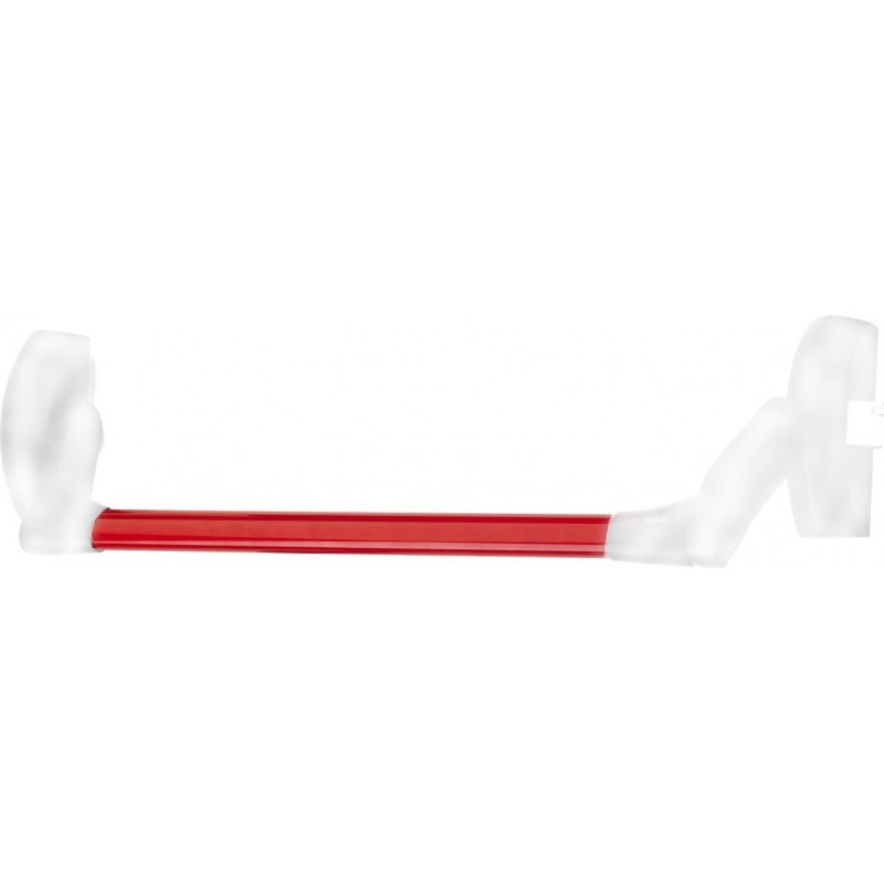 Cisa 07007150 barra orizzontale ovale per maniglioni antipanico 1500 mm acciaio verniciato rosso