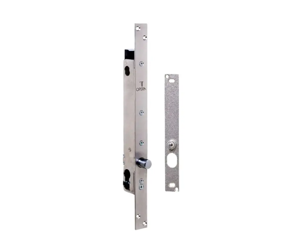 Opera 25800.35 Elettropistone Incasso Entrata 35mm Versione con Riarmo Automatico Finitura Acciaio Inox