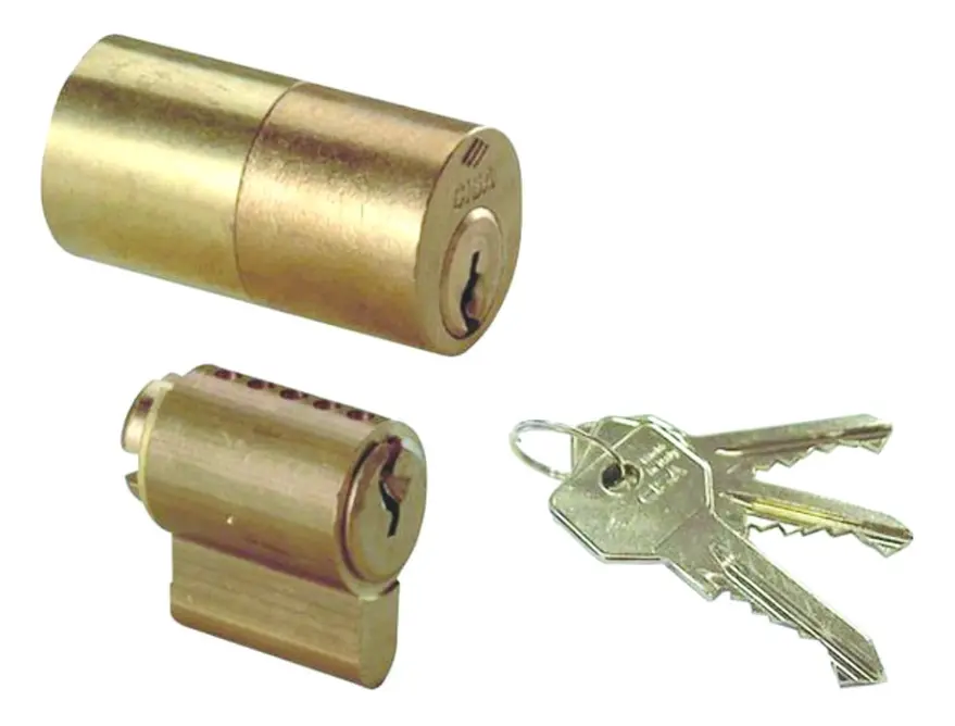 Cisa 0G150000 Cilindro C2000 per Serratura Elettrica 50mm Ø 25 Ottone