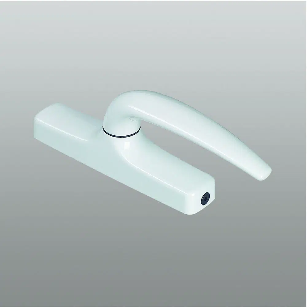 Savio 879.2 Turandot Cremonese Maniglia per Persiane Dimensioni 27x171mm Finitura Verniciato Bianco