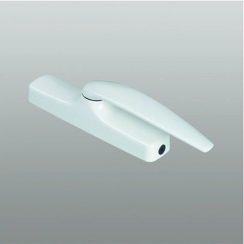 Savio 879.3 Turandot Cremonese Maniglia per Persiane Dimensioni 27x171x39mm Finitura Verniciato Bianco