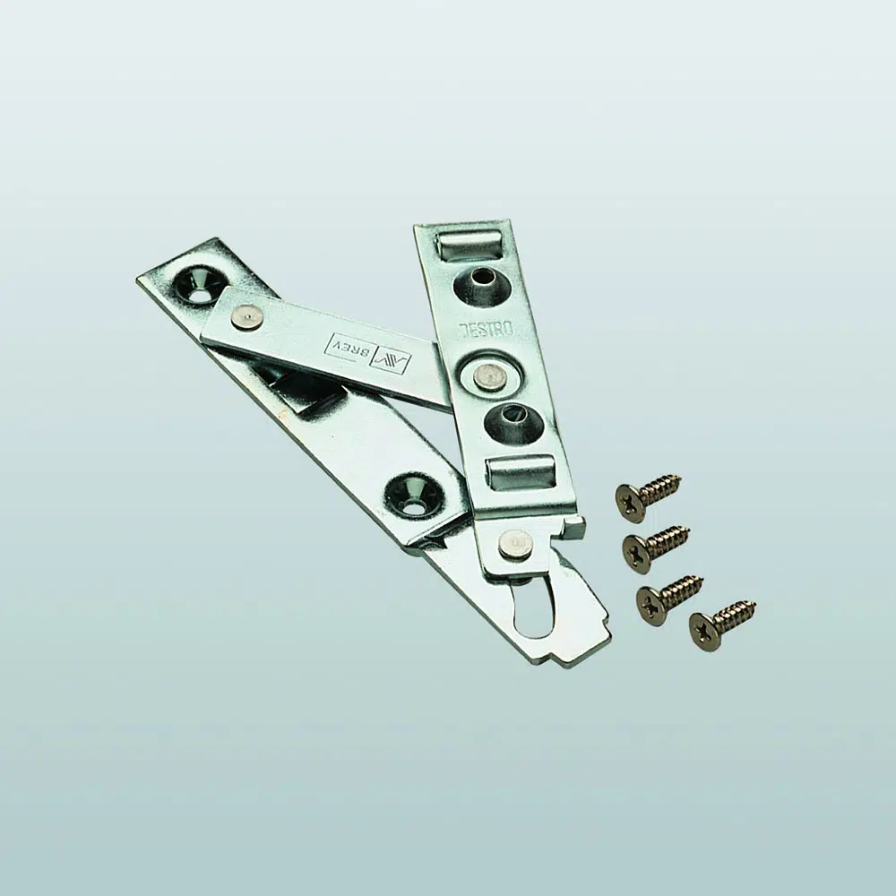 Savio 1170.4 Klem Cerniera a Compasso per Profilo CU Portata 15-30Kg Finitura Zincata