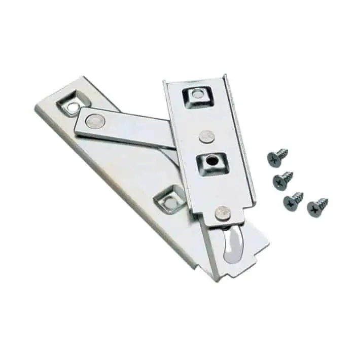 [003143] Savio 1170.8 Klem Cerniera a Compasso per Profilo DOMAL40 Portata 15-30Kg Finitura Zincata