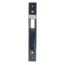 Iseo 0386001 Contropiastra Chiusa Regolabile per Serratura Multiblindo 216x29mm Nero
