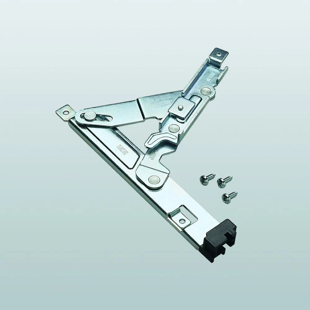 Savio 1180.6 Klemdue Cerniera a Doppia Apertura per Profilo R40/50 Portata 15Kg Finitura Zincata