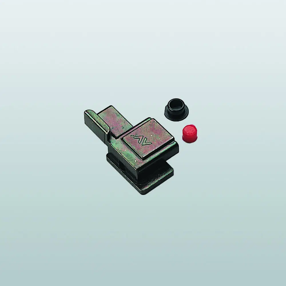 Savio 1483 Innesto per Profilo R40 Cremonese e Cariglione Boccola Diametro 6-8mm Finitura Zincata Nera