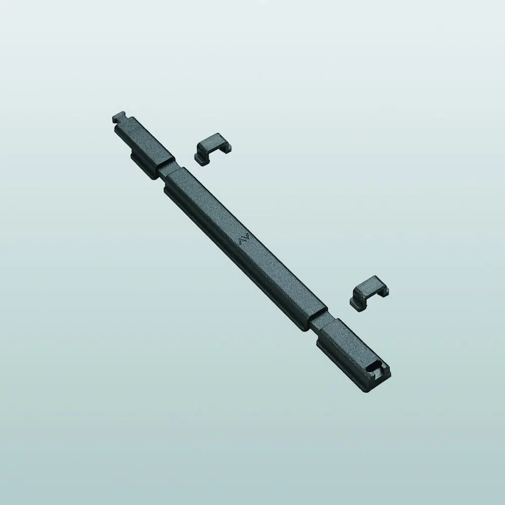 Savio 1541.800 Prolunga per Paletto a Spinta Profilo CU-R40 Larghezza 17,7mm Finitura Nero