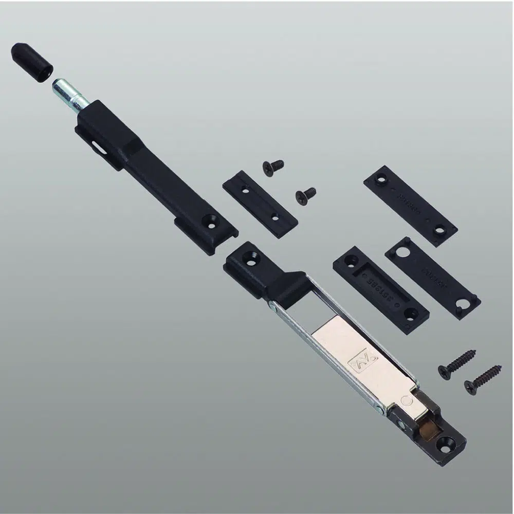 [003297] Savio 1550 Paletto a Leva Reverto per Profilo CU-R40 Larghezza 17,7mm Finitura Nero