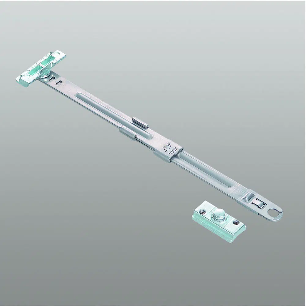 Savio 1341.2 Piovratre Braccio Arresto Sganciabile per Profilo R40/50TT Portata 70Kg Finitura Inox 304