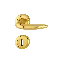 Hoppe 2830260 Grt. con rosetta Atlant M1530/23K/23KS F71 ottone lucido 