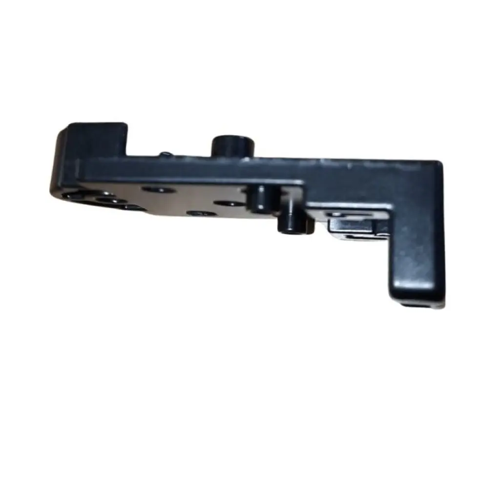 AGB H009150293 Supporto Cerniera Regolabili a Battente Abaco per Bandella Orizzontale Zama Finitura Black Powerage