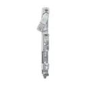 AGB A400362501 Catenaccio Inferiore per Serramenti in Pvc o Alluminio Dimensione 183mm Canalino 16-12mm Uscita Puntale 11mm Acciaio Finitura Silver