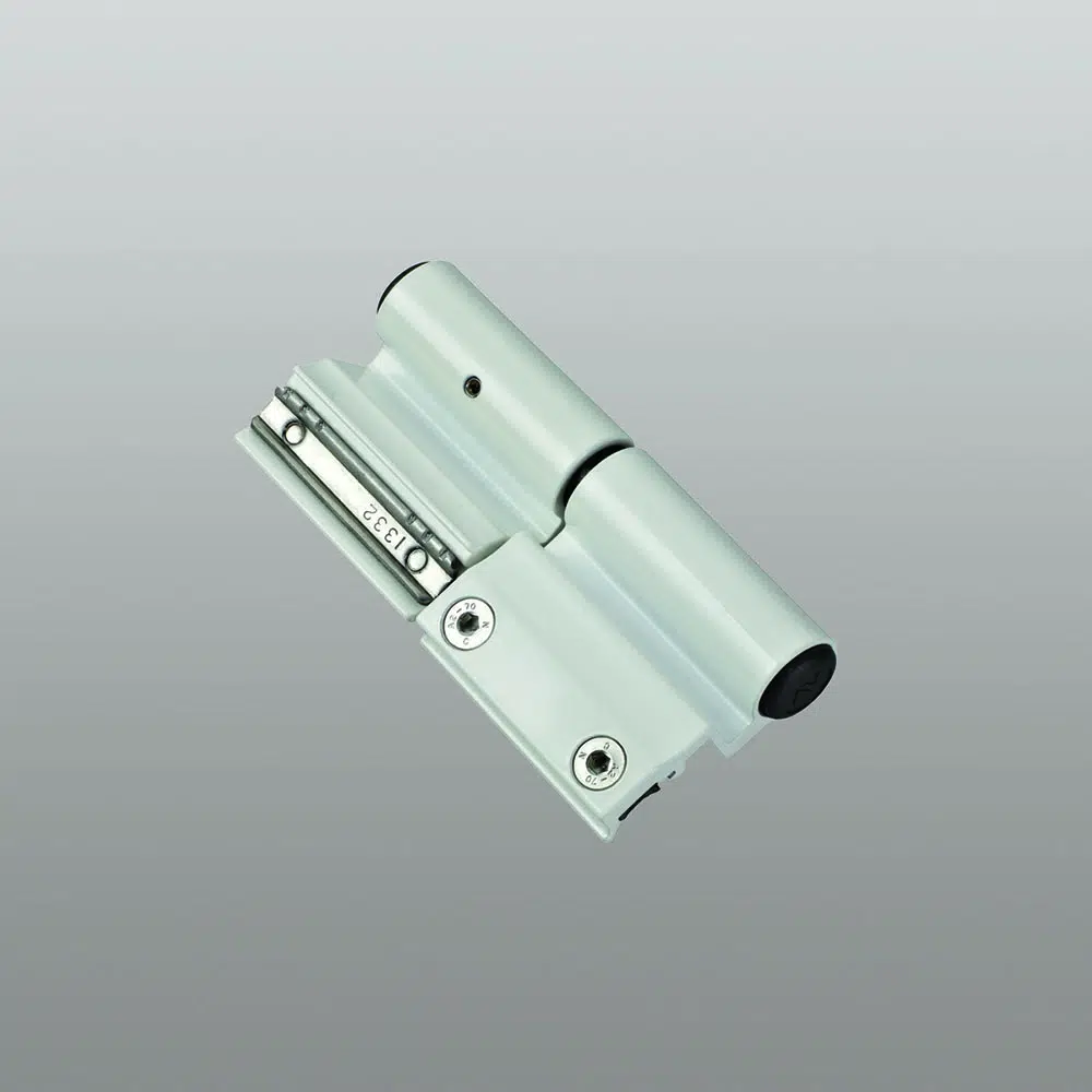 Savio 1124.33 Summa Cerniera a 2 Ali Aggancio Rapido Profilo R40 Portata 100-120Kg Finitura Verniciato Bianco