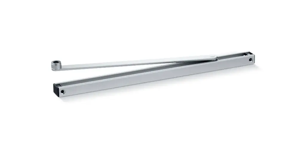 Geze 068221 Braccio Slitta TS 3000/5000 Senza Fermo Argento 