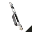 Cisa 06463720 Contropiastra Metallo Regolabile con Eccentrico Inox/Nera