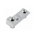 AGB A480111933 Incontro DSS per Serramento in Alluminio-Legno Destro ad Applicare su Canalino 16/12 Dimensioni 17x46x11mm Zama Finitura Argento