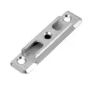 AGB A480130522 Incontro Nottolino a Fungo per Sicurtop Dimensioni 74x18x8,5mm Aria 12 Finitura Argento