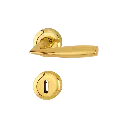 Hoppe 2829349 Grt. con rosetta Vitóri M1515/23K/23KS F71 ottone lucido 