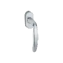 Hoppe 10760880 Martellina DK Atlant 0530/US952 F1 alluminio aspetto argento 